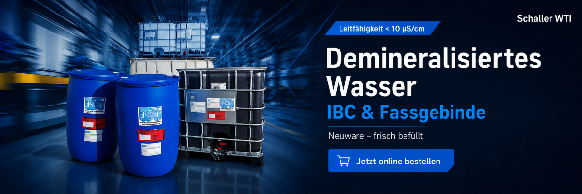 Demineralisiertes Wasser