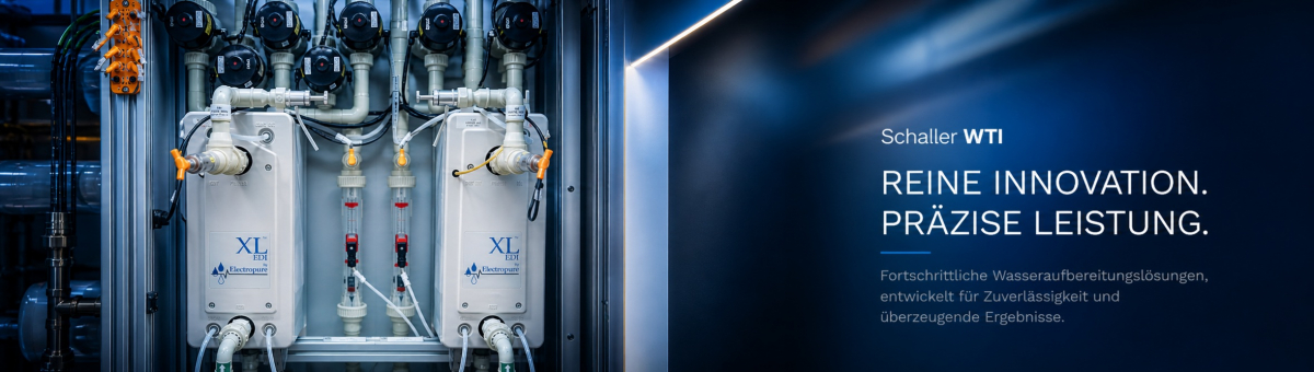 Elektrodeionisation Anlage zur Reinstwasser Aufbereitung in der Chip Herstellung