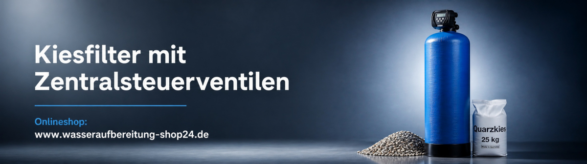 Standard-Kiesfilteranlagen mit Zentralsteuerventilen