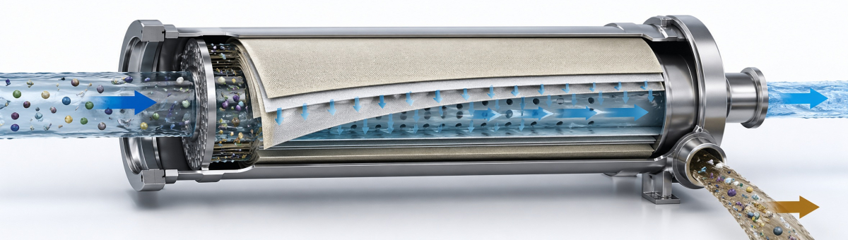Nanofiltration Funktionsskizze