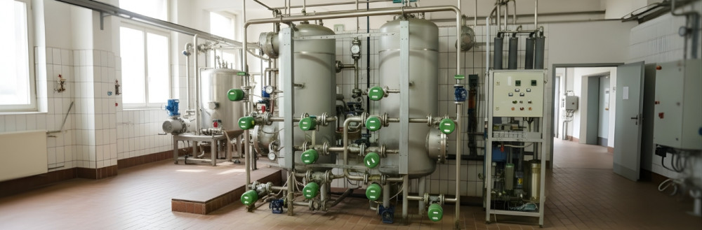 Heisswasser Enthärtungsanlage