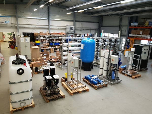 Moderne Fertigung von Wasseraufbereitungsanlagen - Made in Germany