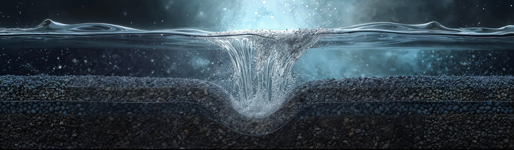 Kiesfilteranlage zur Brunnenwasseraufbereitung